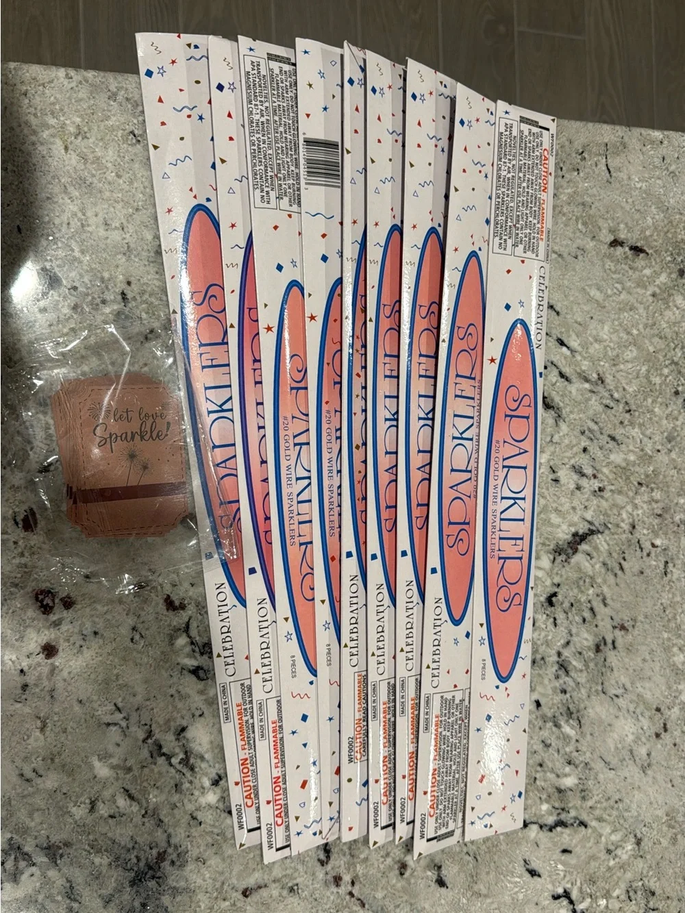 Pink Sparklers - Pack of Wire Sparklers